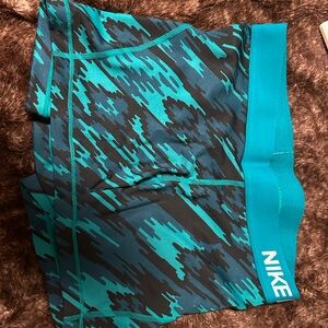 Nike Teal & Black Dri-FIT Performance Shorts